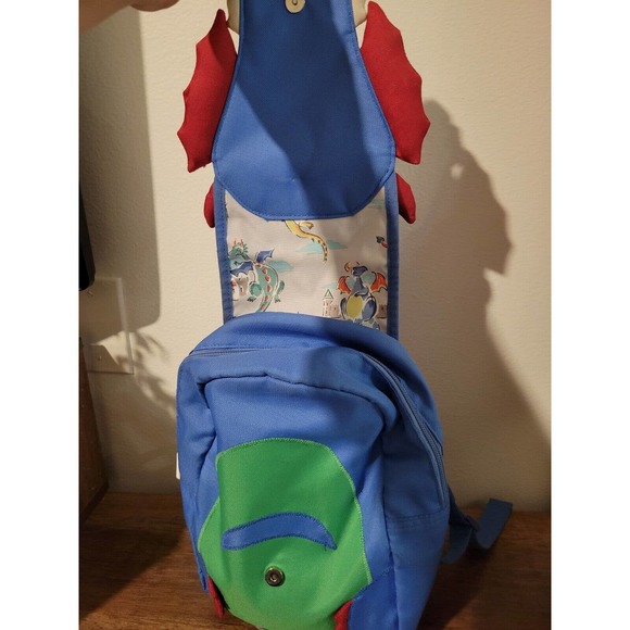 Cath Kidston Dinosaur Themed Junior Backpack. Used Once. EUC triceratops T-Rex - Picture 6 of 8